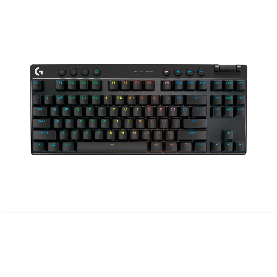 LOGITECH G PRO X TKL LIGHTSPEED Mechanical Gaming Keyboard - BLACK - NORDIC - LINEAR