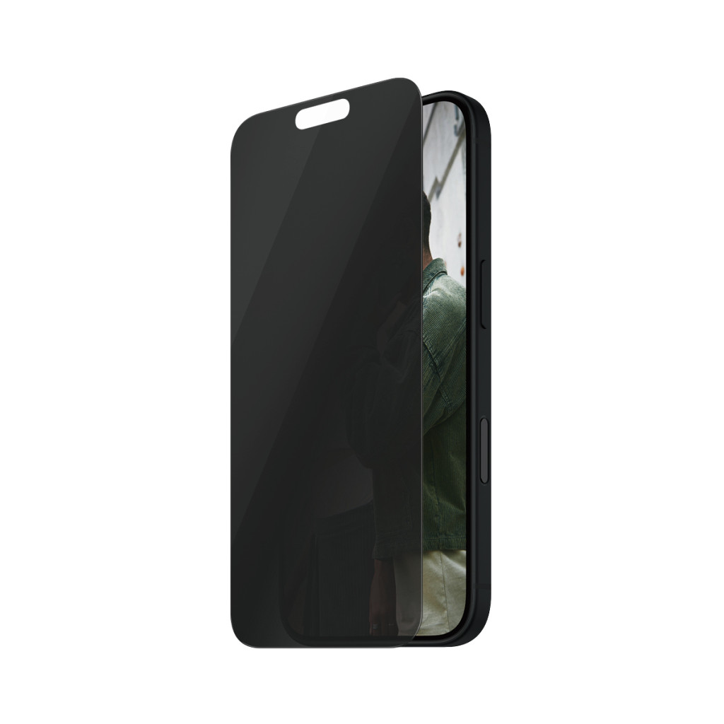 PanzerGlass Screen protector | Apple | iPhone 16 | Glass | Black | Ultra-Wide Fit