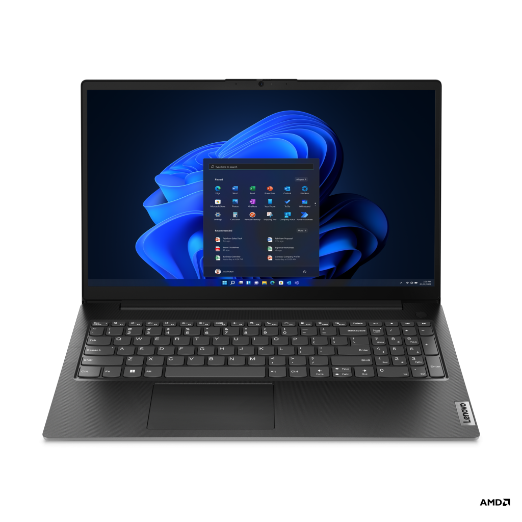 Lenovo Essential V15 G4 AMN | Black | 15.6 " | IPS | FHD | 1920 x 1080 pixels | Anti-glare | AMD Ryzen 5 | 7520U | 16 GB | Soldered LPDDR5 | 512 GB | AMD Radeon 610M Graphics | Windows 11 Pro | 802.11ax | 5.2 | English | Warranty 24 month(s) | Battery warranty 12 month(s)