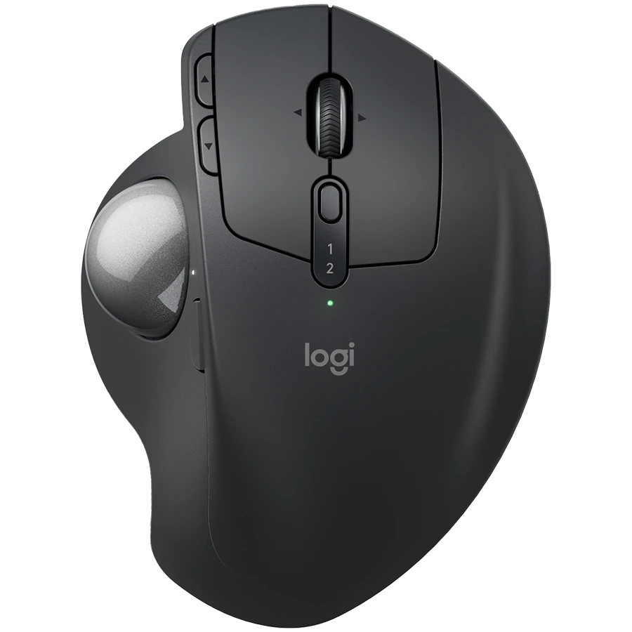 LOGITECH MX Ergo S Advanced Wireless Trackball - GRAPHITE - 2.4GHZ/BT - EMEA28-935 - EMEA