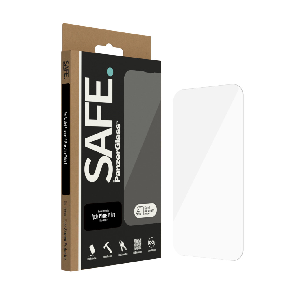 SAFE by PanzerGlass Screen Protector Apple iPhone 14 Pro | Ultra-Wide Fit | PanzerGlass