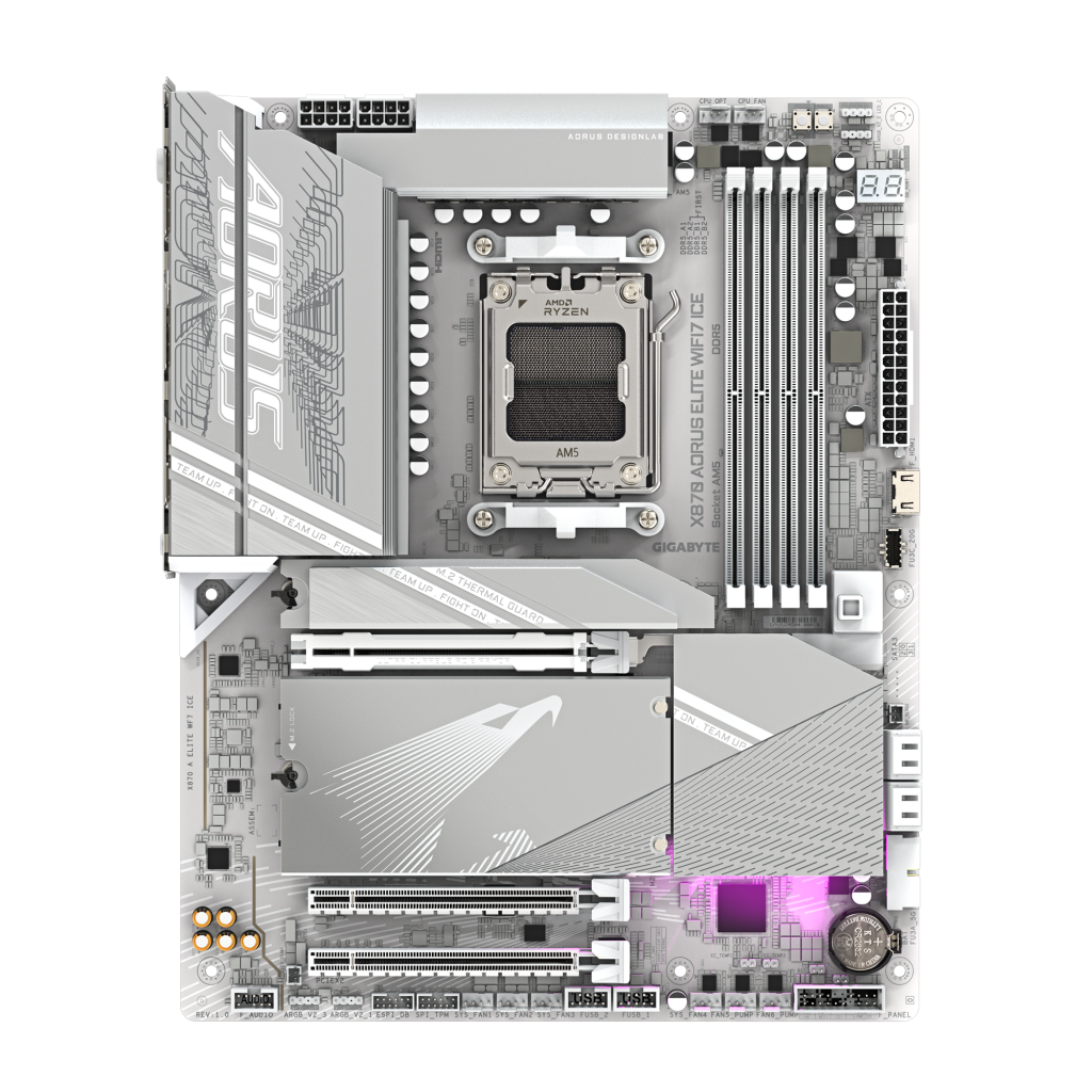 Gigabyte Processor family AMD Ryzen | Processor socket AM5 | DDR5 DIMM | Number of SATA connectors 4