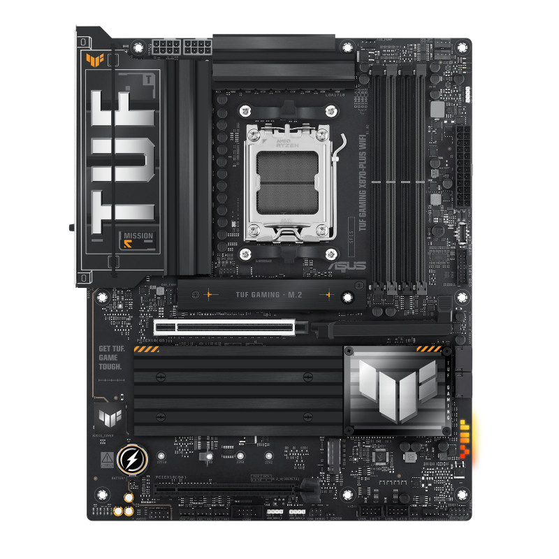 Asus Processor family AMD | Processor socket AM5 | DDR5 DIMM | Memory slots 4 | Supported hard disk drive interfaces SATA, M.2 | Number of SATA connectors 2 | Chipset AMD X870 | ATX