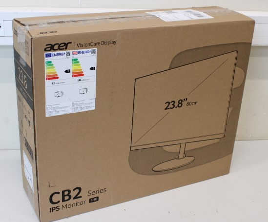 SALE OUT. Acer CB2 Series ZeroFrame CB242YEBMIPRX 23.8", LCD IPS,1920x1080/16:9/1ms/250/1m:1/1xHDMI/1xVGA/1xDP/Audio In/Out/Black | Acer | CB242Y E | 24 " | IPS | FHD | 16:9 | 100 Hz | 1 ms | 1920 x 1080 pixels | 250 cd/m² | HDMI ports quantity 1 | Black | Warranty 36 month(s) | UNPACKED .DEMO