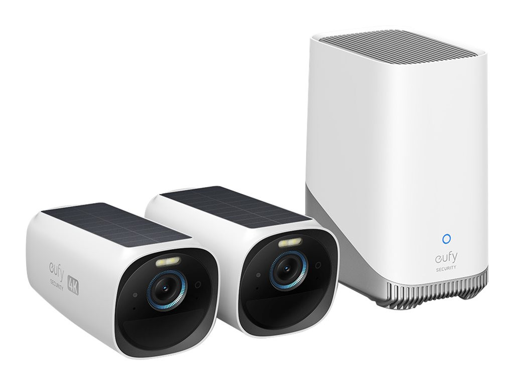 Anker Eufy Security Camera, 2+1 Kit | eufyCam 3 | F/1.4 | IP67 | HDD/SSD storage