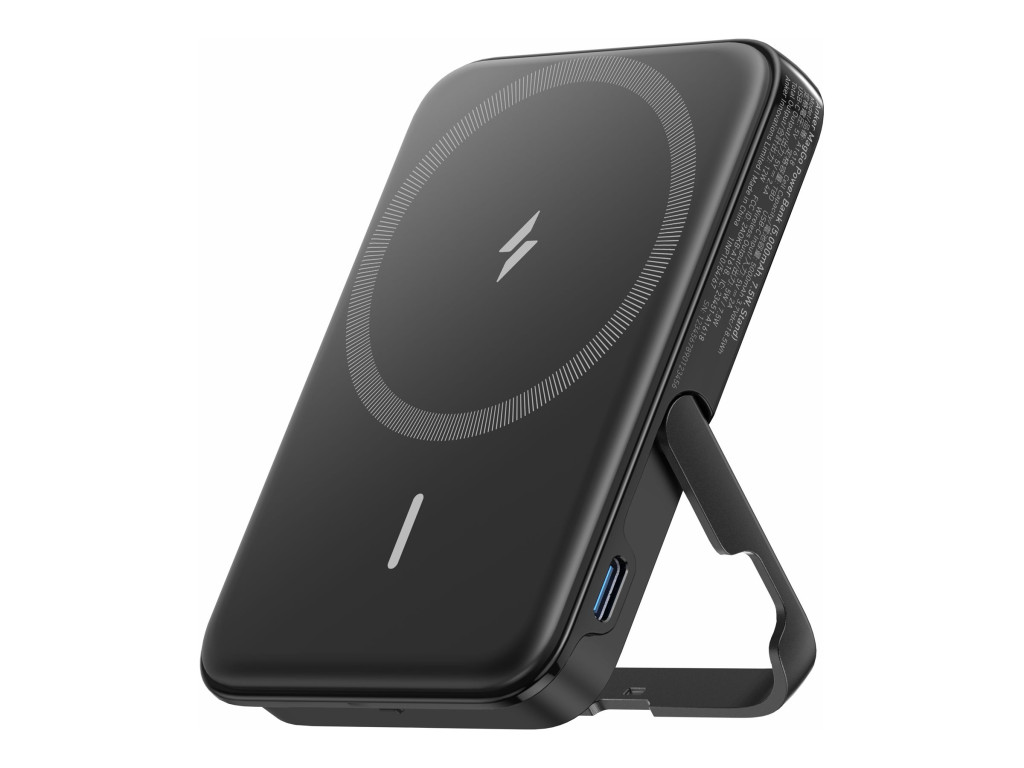 Anker 322 MagGo Power Bank with Holder | A1618G11 | 5000 mAh | Black