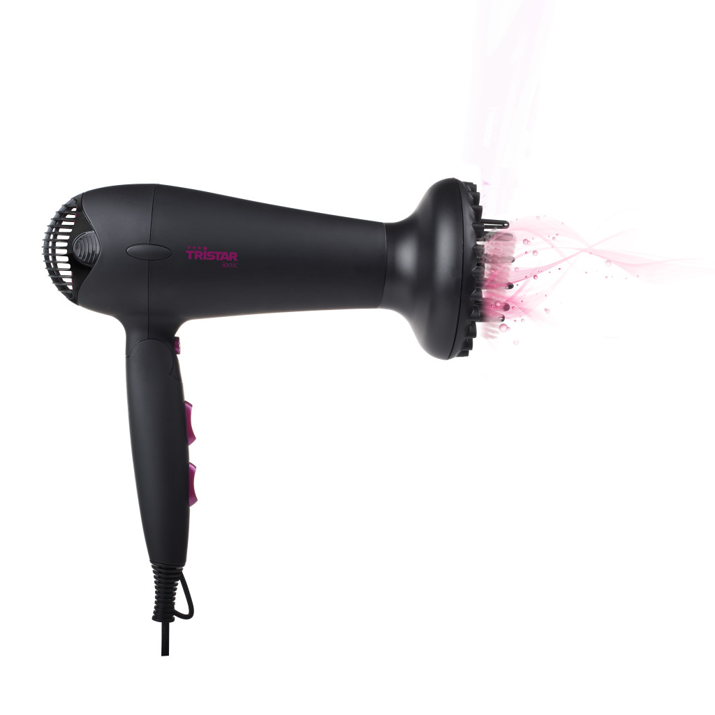 Tristar Hair dryer | HD-2358 | 2000 W | Number of temperature settings 3 | Ionic function | Black