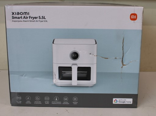 SALE OUT. Xiaomi Smart Air Fryer 5.5L EU | Xiaomi | Smart Air Fryer EU | Power 1600 W | Capacity 5.5 L | White | DAMAGED PACKAGING, SMALL DENTS ON FRONT