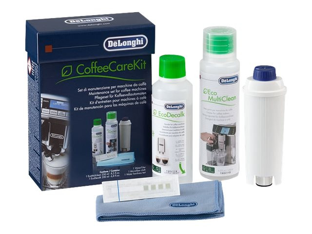 Delonghi | DLSC306 Maintenance Care Kit for Bean to Cup & Espresso Coffee Machines, includes five cleaning accessories