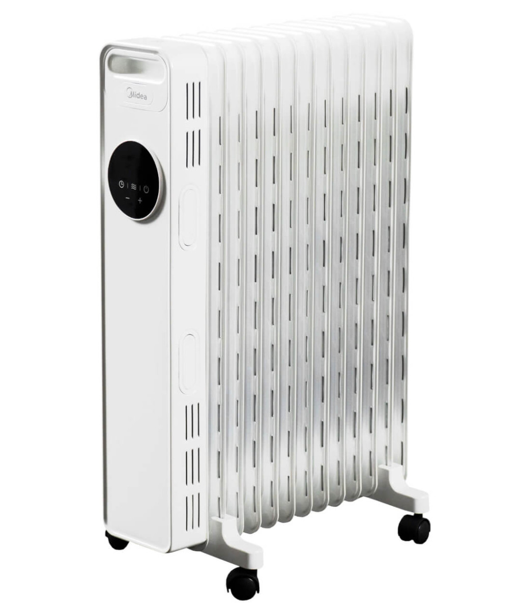 Midea Oil Radiator Heater | NY2513-22MR | Oil Radiator | 2500 W | Number of power levels 3 | Suitable for rooms up to 35 m² | White