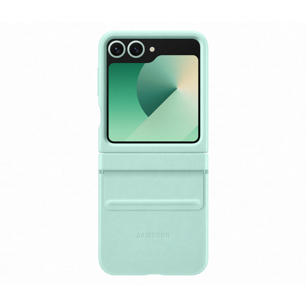 Samsung | Case | Samsung | Galaxy Z Flip 6 | Leather | Green