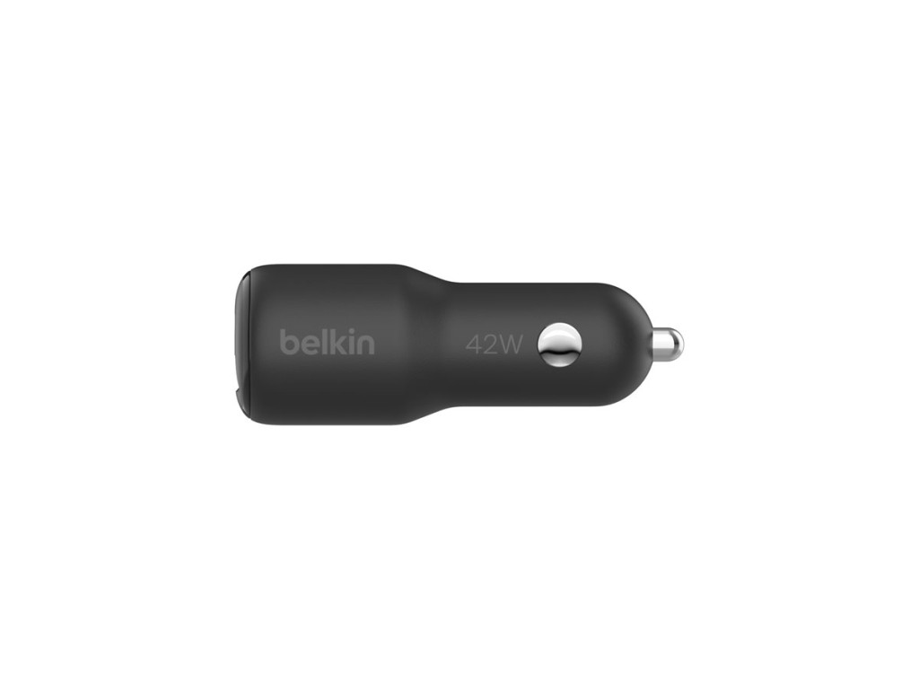 Belkin | BOOST CHARGE 42w-30w USB-C PD PPS + 12w USB-A Car Charger, | CCB005btBK