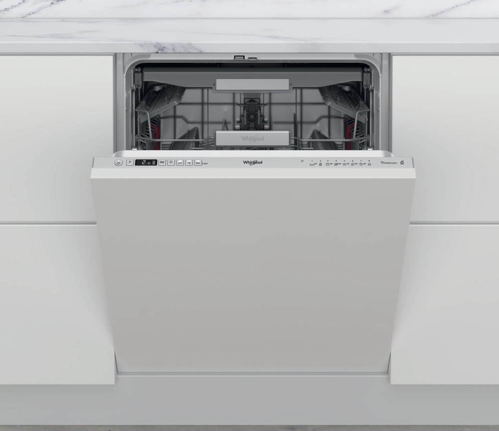 Whirlpool Dishwasher | W0I D741A S | Built-in | Width 59.8 cm | Number of place settings 14 | Number of programs 11 | Energy efficiency class C | Silver