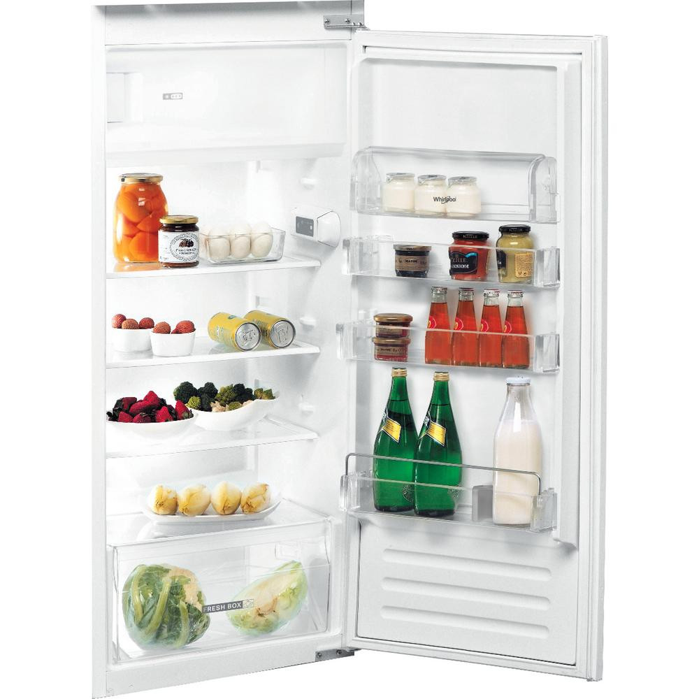 Whirlpool Refrigerator | ARG 7342 | Energy efficiency class E | Built-in | Larder | Height 122 cm | Fridge net capacity 171 L | Freezer net capacity 18 L | 36 dB | Inox