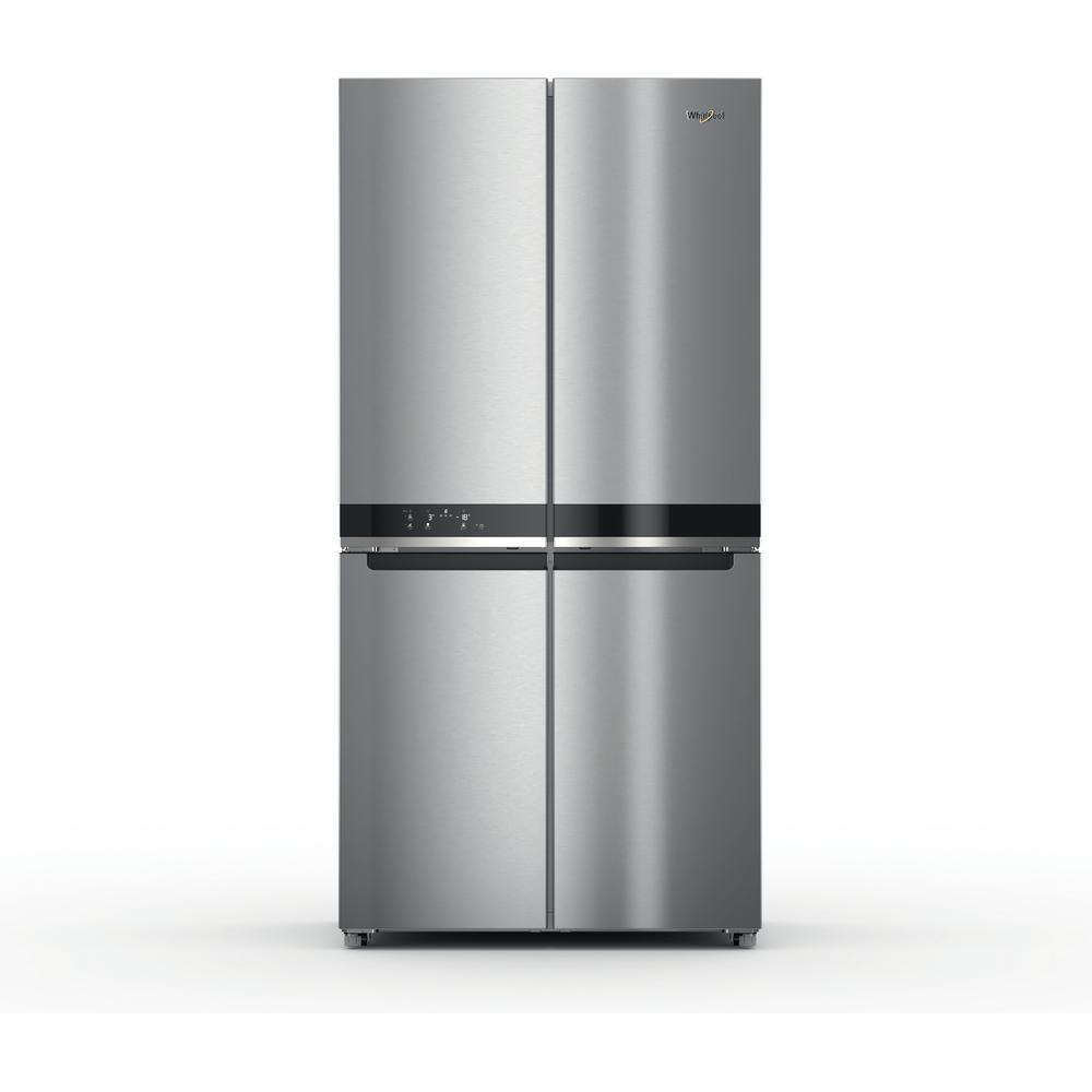 Whirlpool Refrigerator | WQ9 E2L EF | Energy efficiency class E | Free standing | Side by side | Height 187.4 cm | Fridge net capacity 388 L | Freezer net capacity 222 L | Display | 36 dB | Stainless Steel