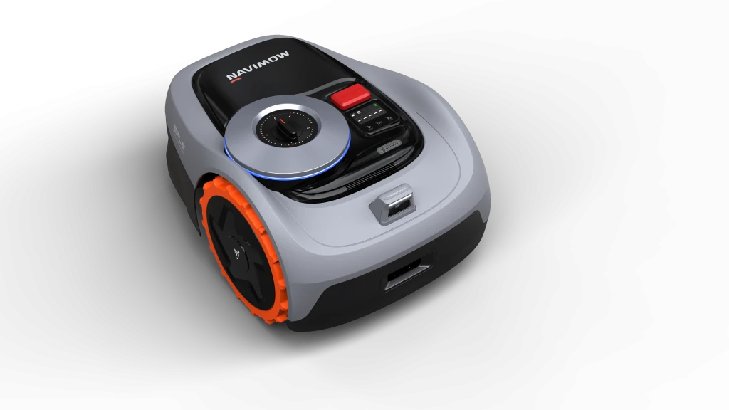 Segway | Navimow Robot Lawn Mower | i105E | Mowing Area 500 m² | Waterproof IPX6 | 58 dB | Charging station, antenna, antenna stand, power cord