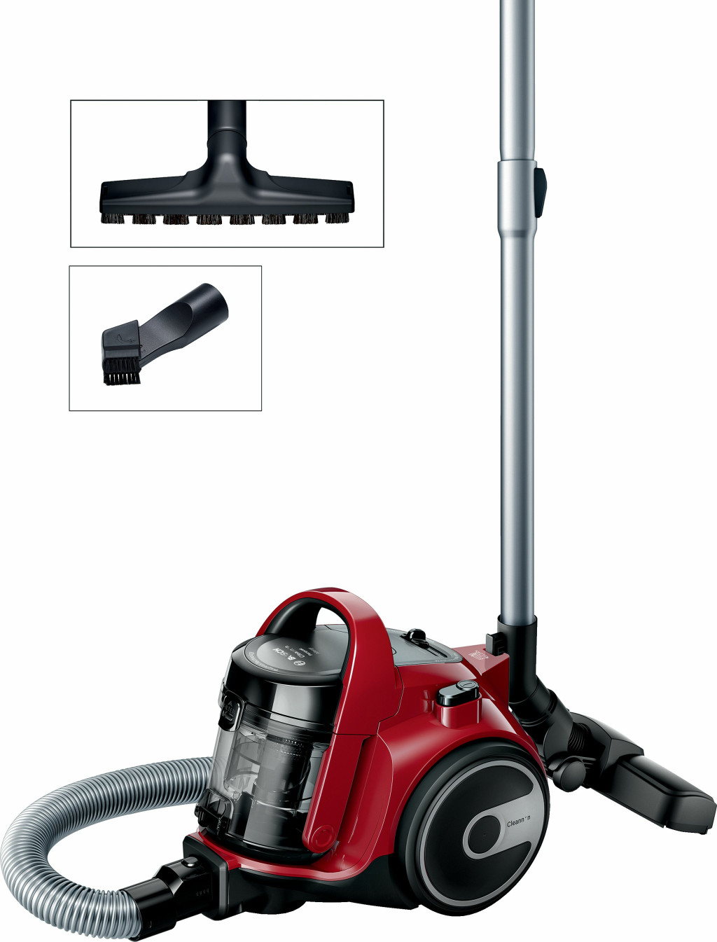 Bosch | Vacuum Cleaner | BGC05AAA2 Serie 2 | Bagless | Power 700 W | Dust capacity 1.5 L | Red