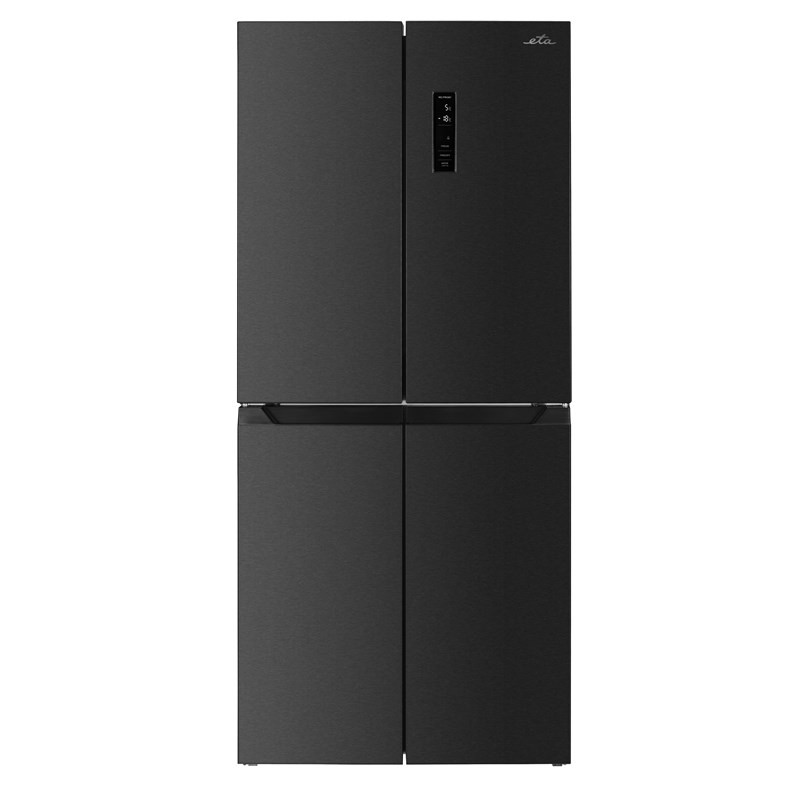 ETA | Refrigerator | ETA139090015DN | Energy efficiency class D | Free standing | Side by Side | Height 180 cm | No Frost system | Fridge net capacity 271 L | Freezer net capacity 150 L | Display | 39 dB | Black