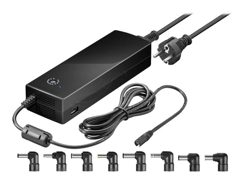 Goobay 55004 Notebook Power Supply 134.5 W, Black | Goobay