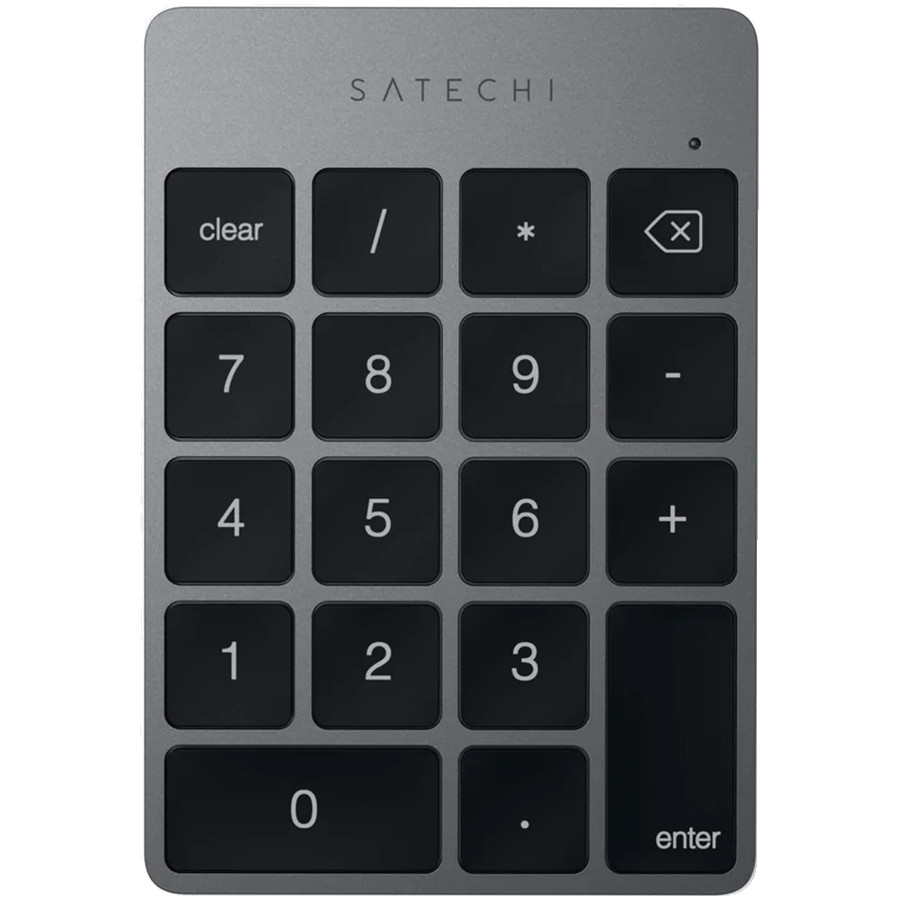 SATECHI Aluminum Slim Rechargeable Bluetooth Keypad Space Gray