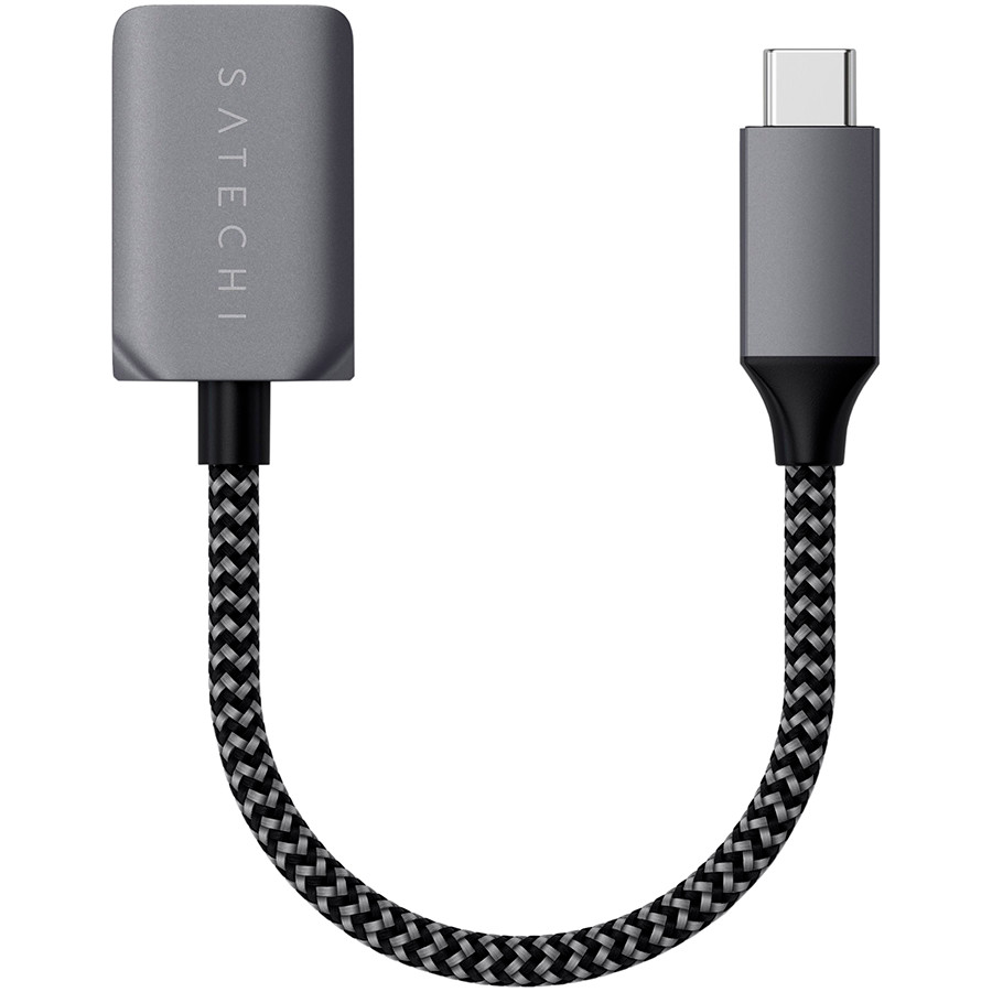 SATECHI USB-C to USB 3.0 Adapter Cable Space Gray