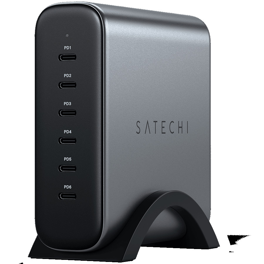 SATECHI 200W USB-C 6-Port PD GaN Charger - EU