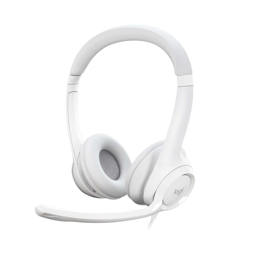 Logitech | USB Computer Headset | H390 | Wired | Over-Ear | Microphone | Noise canceling | Off-white