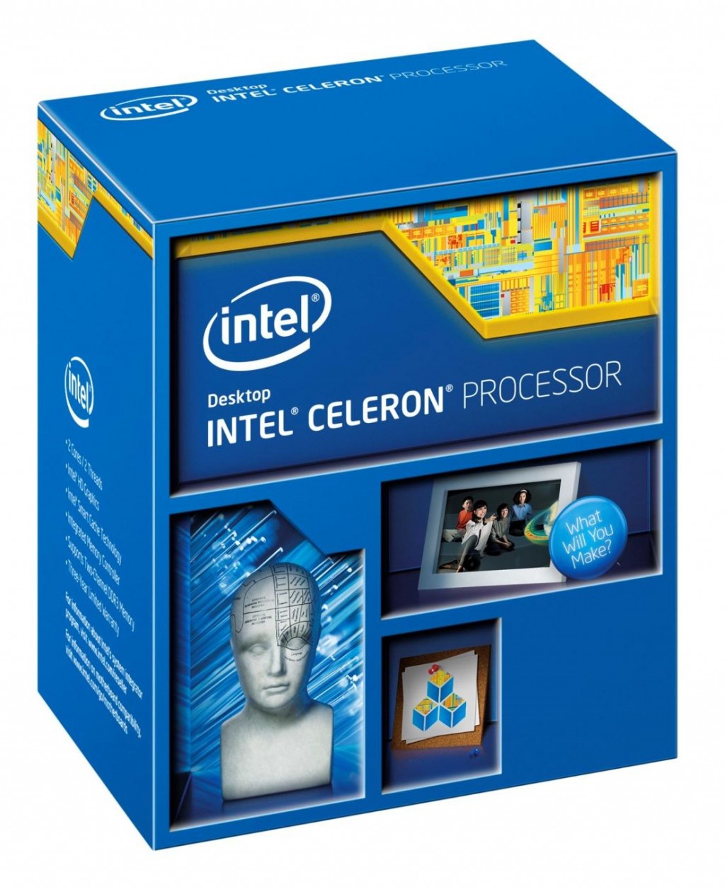 Intel G1840, 2-2.9 GHz, LGA 1150, Processor threads 2, Box, PC