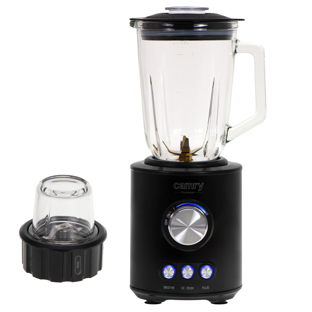 Camry Blender | CR 4088 | Tabletop | 1800 W | Jar material Glass | Jar capacity 1.5 L | Ice crushing | Piano Black