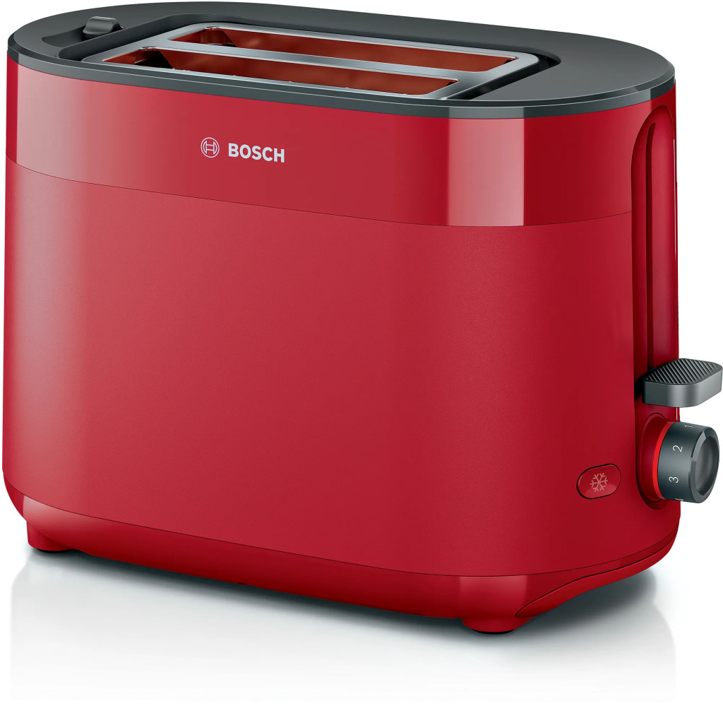 Bosch Compact Toaster | TAT2M124 MyMoment | Power 950 W | Number of slots 2 | Housing material Plastic | Red