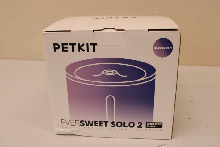 SALE OUT. Petkit P4114 (CT-W2) Eversweet Solo 2 Fountain, White | PETKIT | Smart Pet Drinking Fountain | Eversweet Solo 2 | Capacity 2 L | Filtering | Material Plastic | White | DEMO, DAMAGED PACKAGING