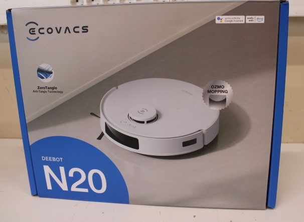 SALE OUT. Ecovacs DEEBOT N20 Floor Cleaning Robot with precise mapping and navigation technology (TrueMapping 2.0), OZMO mopping system, Whi | Ecovacs | Floor Cleaning Robot | DEEBOT N20 | Wet&Dry | Operating time (max) 300 min | 5200 mAh | Dust capacity 0.4 L | 8000 Pa | White | DEMO