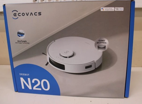 SALE OUT. Ecovacs DEEBOT N20 Floor Cleaning Robot with precise mapping and navigation technology (TrueMapping 2.0) | Ecovacs | Floor Cleaning Robot | DEEBOT N20 | Wet&Dry | Operating time (max) 300 min | 5200 mAh | Dust capacity 0.4 L | 8000 Pa | White | DEMO