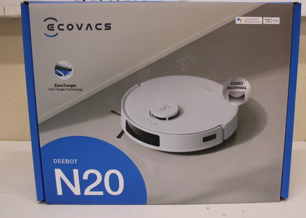 SALE OUT. Ecovacs DEEBOT N20 Floor Cleaning Robot with precise mapping and navigation technology (TrueMapping 2.0), OZMO mopping system, Whi | Ecovacs | Floor Cleaning Robot | DEEBOT N20 | Wet&Dry | Operating time (max) 300 min | 5200 mAh | Dust capacity 0.4 L | 8000 Pa | White | DAMAGED PACKAGING, USED AS DEMO