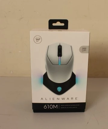 SALE OUT.  | Dell | Alienware | AW610M | Wireless wired optical | Gaming Mouse | Lunar Light | UNPACKED, USED, SCRATCHED ON BACK | 2 year(s)