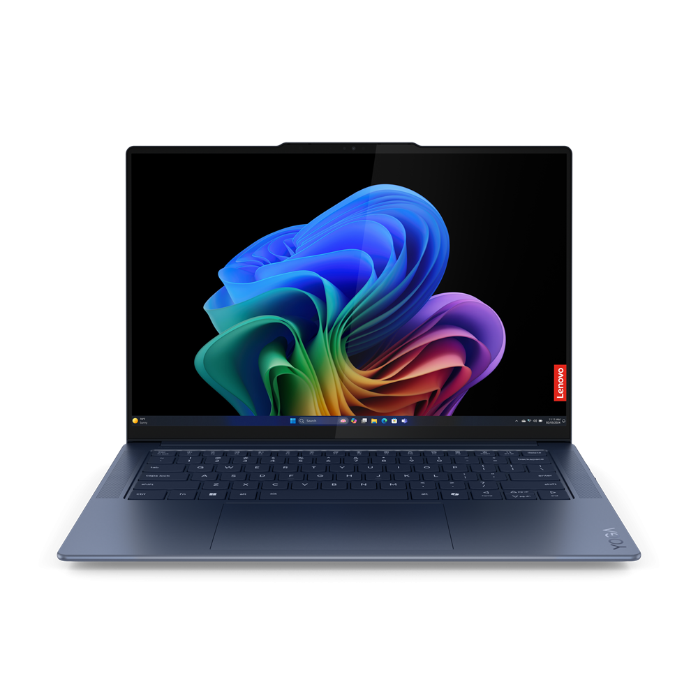 Lenovo Yoga Slim 7 14Q8X9 | Cosmic Blue | 14.5 " | OLED | Touchscreen | 3K | 2944 x 1840 pixels | Glossy | Snapdragon X Elite | X1E-78-100 | 16 GB | Soldered LPDDR5x | SSD 512 GB | Qualcomm Adreno GPU | Windows 11 Home | 802.11be | Bluetooth version 5.4 | Keyboard language Nordic | Keyboard backlit | Warranty 24 month(s) | Battery warranty 12 month