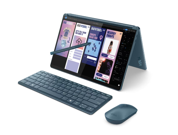 Lenovo Yoga Book 9 13IMU9 | Tidal Teal | 2x13.3 " | OLED | Touchscreen | 2.8K | 2880 x 1800 pixels | Glossy | Intel Core U7 | 155U | 32 GB | Soldered LPDDR5x | SSD 1000 GB | Intel Graphics | Windows 11 Pro | 802.11ax | Bluetooth version 5.3 | Keyboard language Nordic | Warranty 24 month(s) | Battery warranty 12 month(s)