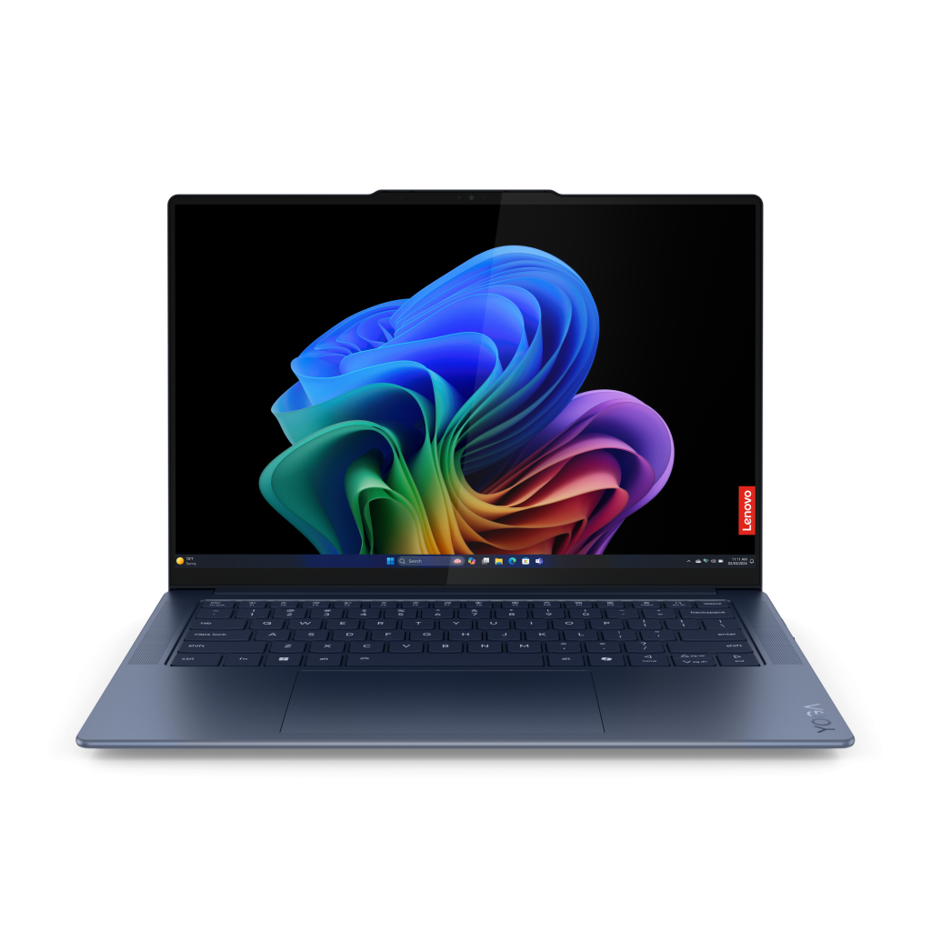 Lenovo Yoga 7 14Q8X9 | Cosmic Blue | 14.5 " | OLED | Touchscreen | 3K | 2944 x 1840 pixels | Glossy | Snapdragon X Elite | X1E-78-100 | 32 GB | Soldered LPDDR5x | Solid-state drive capacity 1000 GB | Qualcomm Adreno GPU | Windows 11 Home | 802.11be | Bluetooth version 5.4 | Keyboard language Nordic | Keyboard backlit | Warranty 24 month(s) | Batter