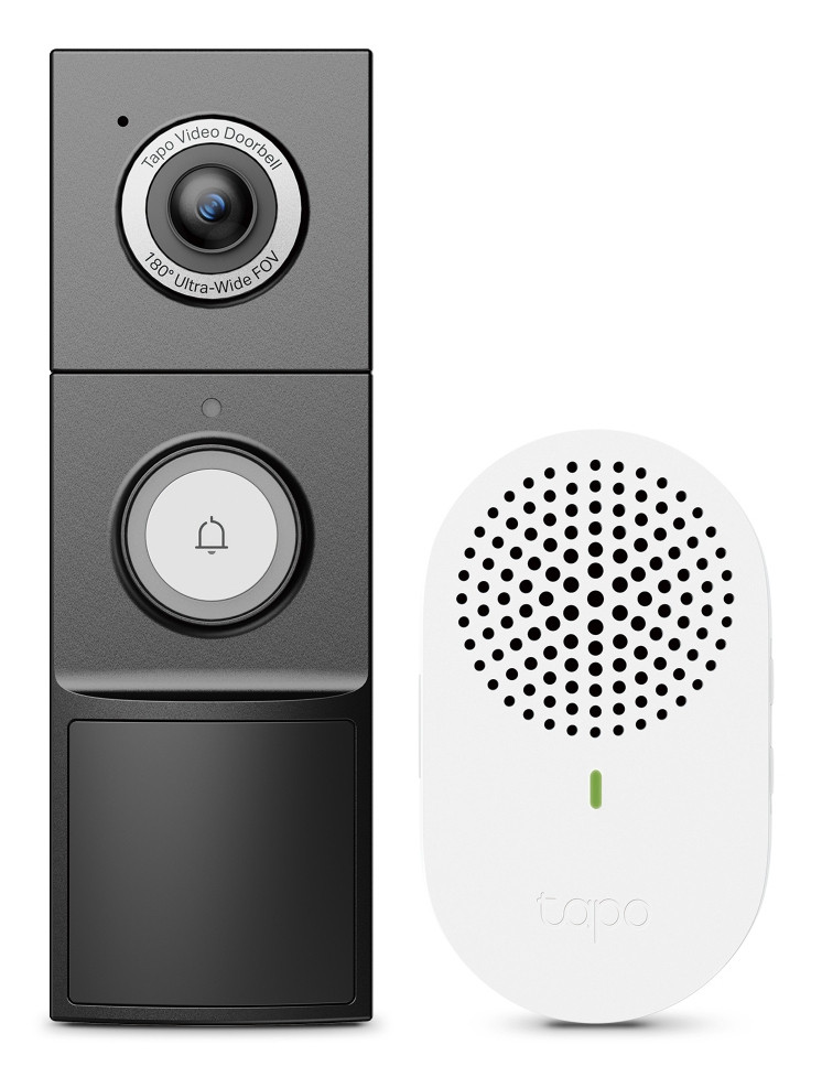 TP-LINK Video Doorbell Camera | Tapo D235 | 5 MP | 1.18mm/F1.8 | IP66 | H.264 | Micro SD, Max. 512