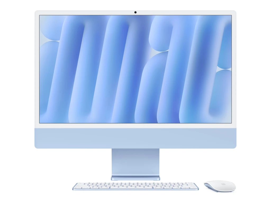 Apple iMac 24” 4.5K Retina, Apple M4 10C CPU, 10C GPU/16GB/256GB SSD/Blue/RUS | Apple