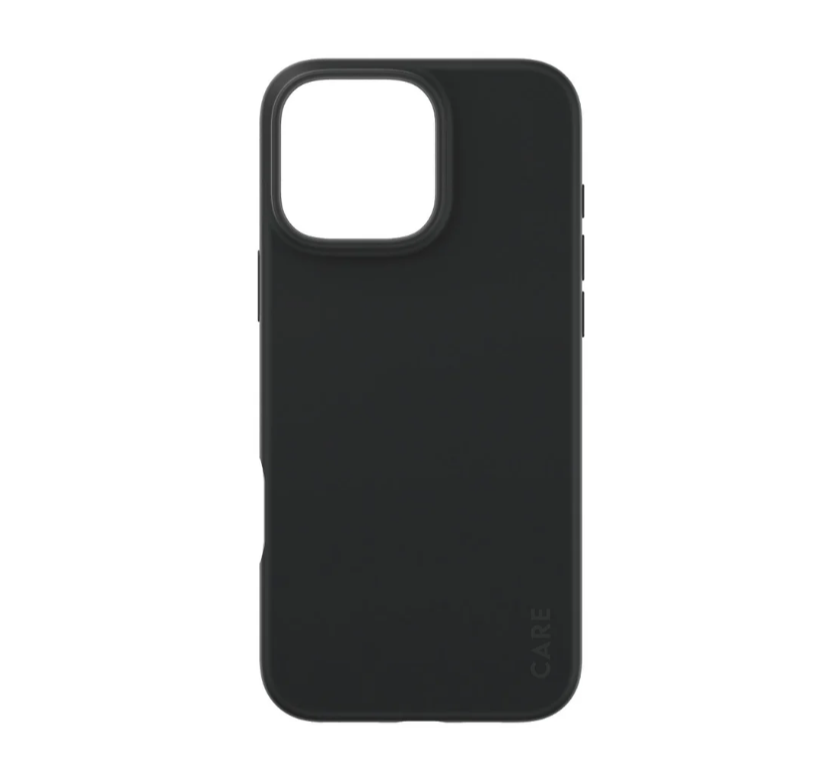 CARE Fashionable Case | Back cover | Apple | iPhone 16 Pro Max | Recycled plastic | Black