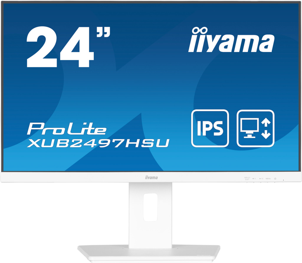 iiyama ProLite XUB2497HSU-W2 PC lamekuvar 60,5 cm (23.8") 1920 x 1080 pikslit Full HD LED Valge