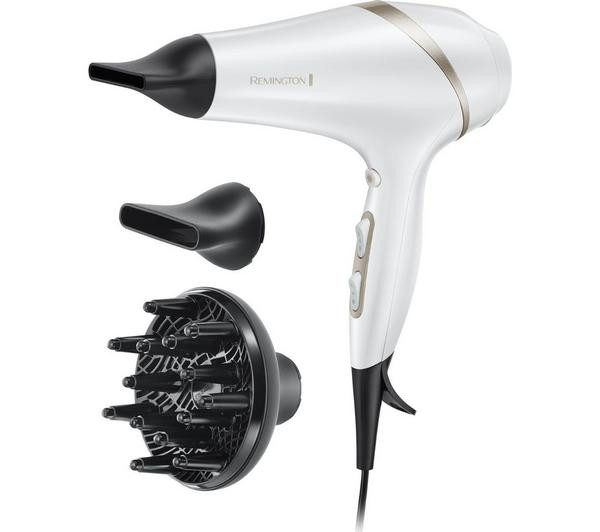 Remington | Hair dryer | AC8901 HYDRAlux | 2300 W | Number of temperature settings 3 | Ionic function | Diffuser nozzle | White