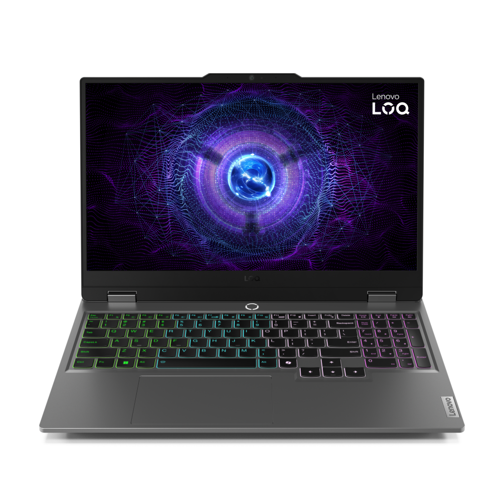 Lenovo LOQ 15IAX9 | Luna Grey | 15.6 " | IPS | FHD | 1920 x 1080 pixels | Anti-glare | Intel Core i5 | i5-12450HX | 24 GB | SO-DIMM DDR5 | Solid-state drive capacity 1000 GB | NVIDIA GeForce RTX 4050 | GDDR6 | 6 GB | Windows 11 Home | 802.11ax | Bluetooth version 5.2 | Keyboard language English | Keyboard backlit | Warranty 24 month(s) | Battery wa