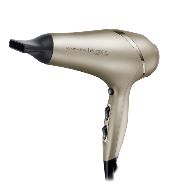 Remington Advanced Color Protect Hair Dryer | AC8605 | 2300 W | Number of temperature settings 3 | Ionic function | Diffuser nozzle | Gold