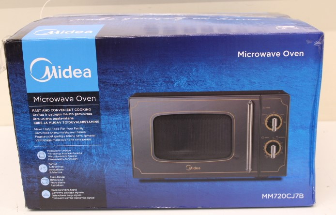SALE OUT.  | Midea | Microwave oven | MM720CJ7B | Free standing | 700 W | Black | DAMAGED PACKAGING AS DEMO
