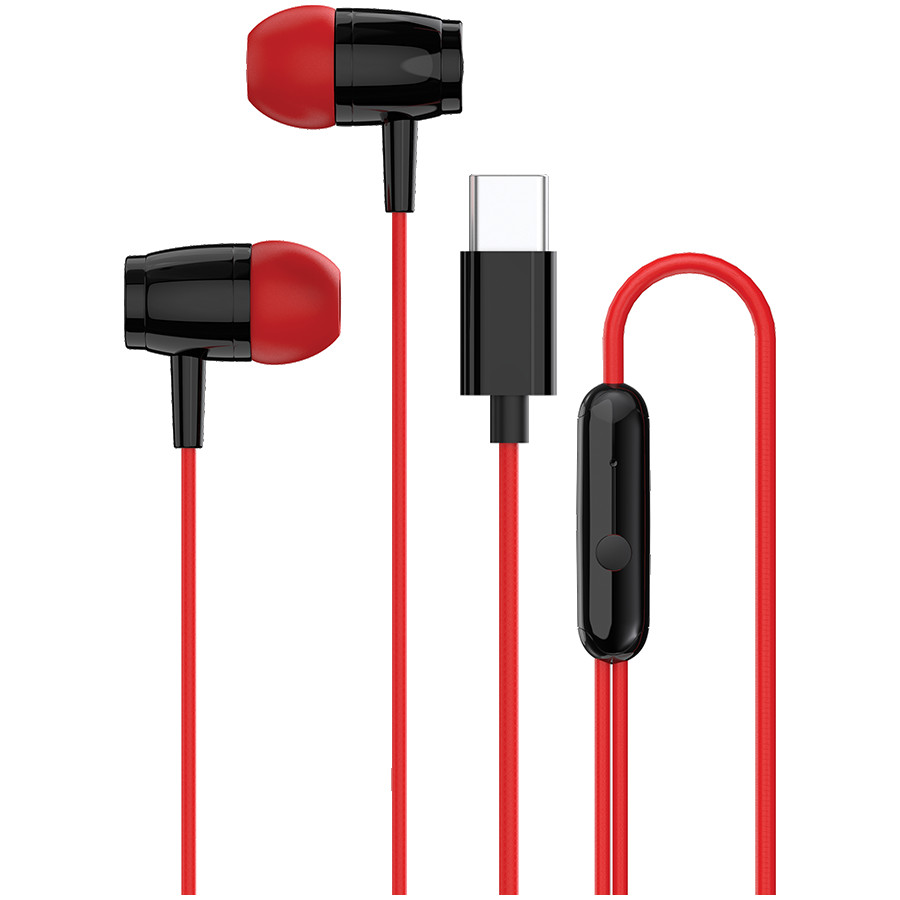 CANYON headphones SEP-5 TYPE-C Red