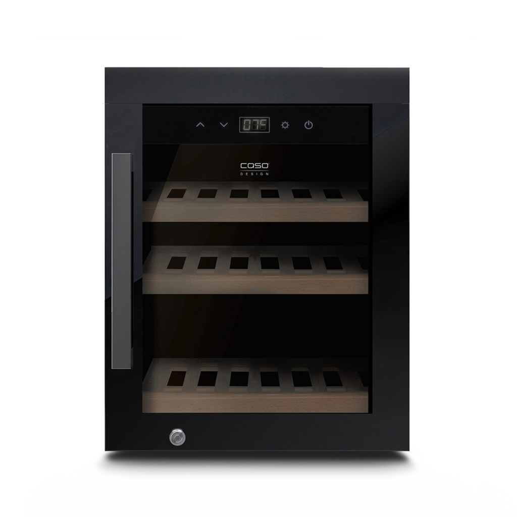 Caso | Wine Cooler | WineExclusive 12 | Energy efficiency class G | Bottles capacity 12 | Cooling type Compressor technology | Black