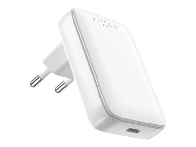 FIXED Slim USB-C Travel Charger, GaN, PD support, 30W, White | Fixed