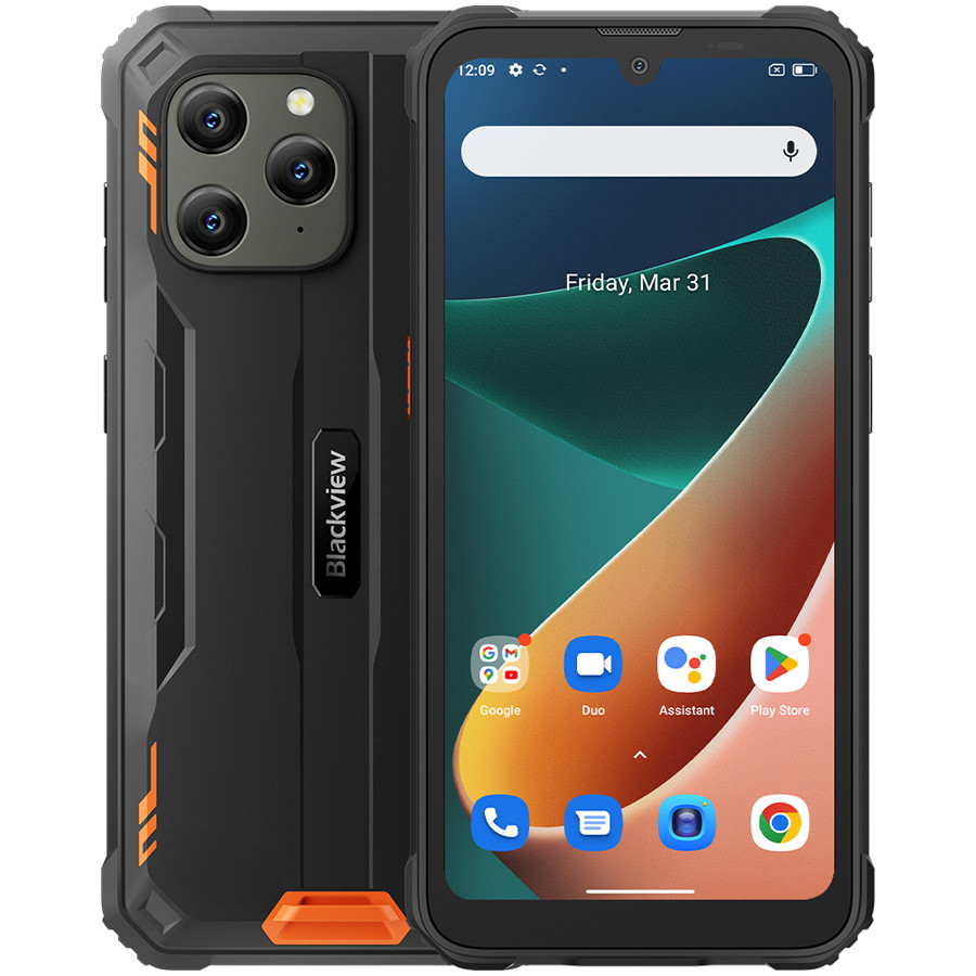 Blackview Rugged BV5300 PRO, 6.10 HD+IPS 720x1560, 4GB/64GB, MT6765 Octa-core 2.3GHz, Front 8MP/Rear 13MP, NFC, LTE, 6580mAh, Android 14, Orange